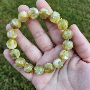 13mm golden mica bracelet